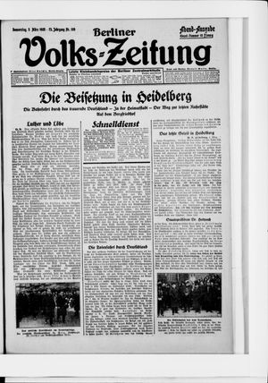 Berliner Volkszeitung vom 05.03.1925