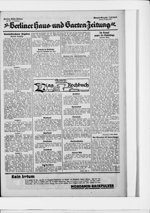 Berliner Volkszeitung vom 20.03.1925