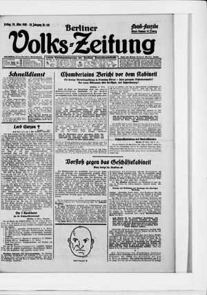 Berliner Volkszeitung on Mar 20, 1925