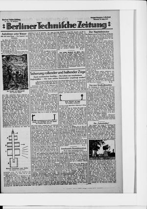 Berliner Volkszeitung vom 25.03.1925