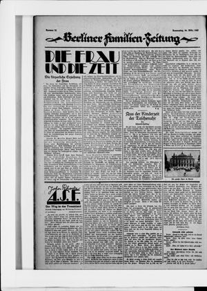 Berliner Volkszeitung vom 26.03.1925