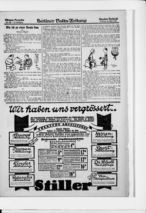 Berliner Volkszeitung vom 29.03.1925