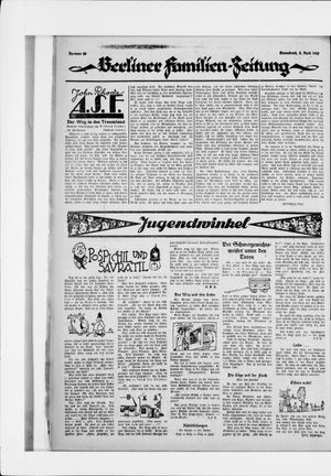 Berliner Volkszeitung vom 04.04.1925