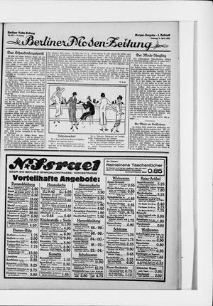 Berliner Volkszeitung vom 05.04.1925