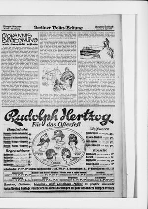 Berliner Volkszeitung on Apr 5, 1925