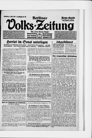 Berliner Volkszeitung on Apr 9, 1925
