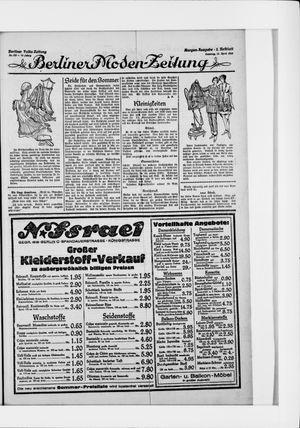 Berliner Volkszeitung vom 12.04.1925