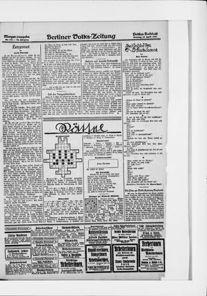 Berliner Volkszeitung on Apr 12, 1925