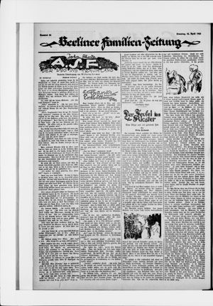 Berliner Volkszeitung vom 14.04.1925