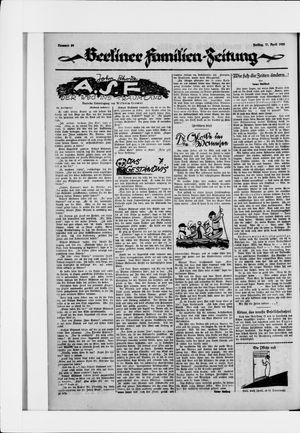 Berliner Volkszeitung on Apr 17, 1925