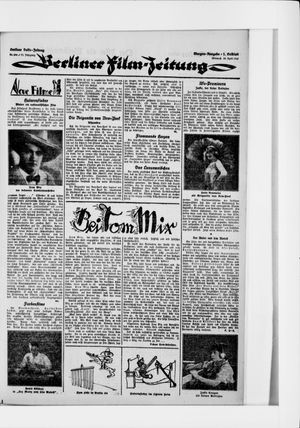Berliner Volkszeitung vom 29.04.1925