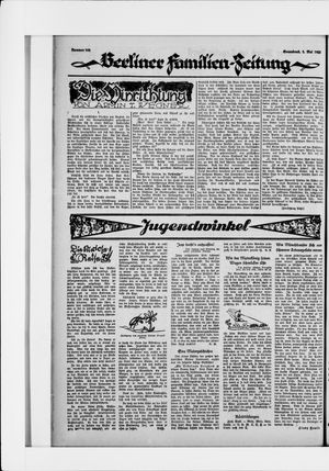 Berliner Volkszeitung vom 02.05.1925