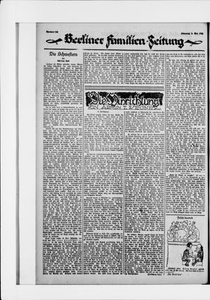 Berliner Volkszeitung on May 5, 1925