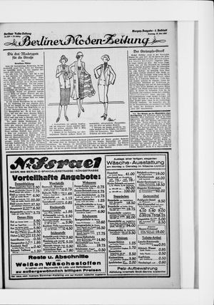 Berliner Volkszeitung vom 10.05.1925