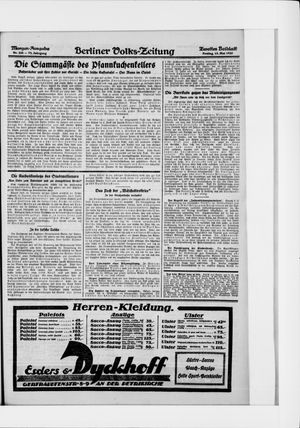 Berliner Volkszeitung vom 15.05.1925