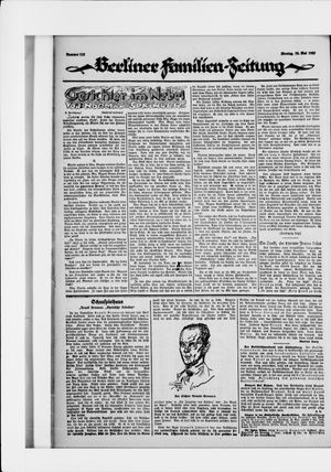 Berliner Volkszeitung on May 18, 1925
