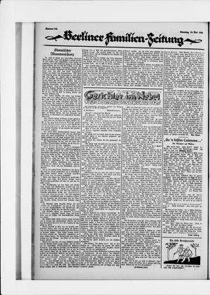 Berliner Volkszeitung vom 19.05.1925