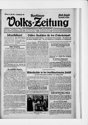 Berliner Volkszeitung vom 20.05.1925