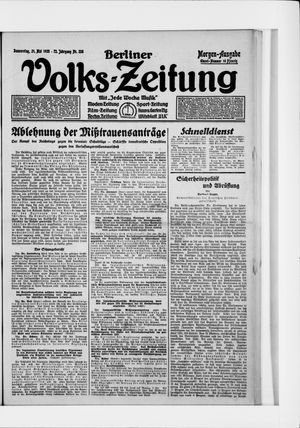 Berliner Volkszeitung vom 21.05.1925