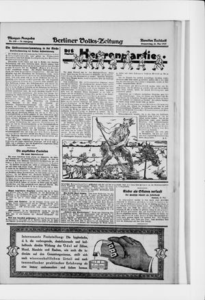 Berliner Volkszeitung vom 21.05.1925