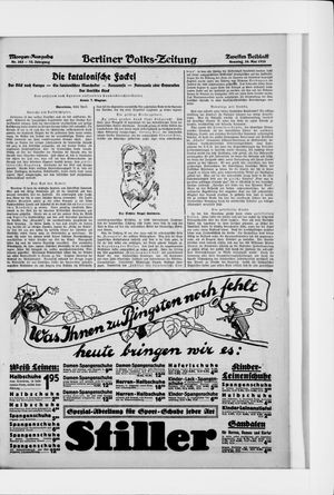 Berliner Volkszeitung on May 24, 1925