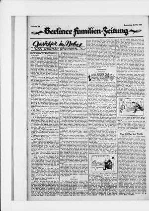 Berliner Volkszeitung vom 28.05.1925