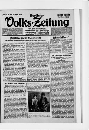 Berliner Volkszeitung vom 29.05.1925
