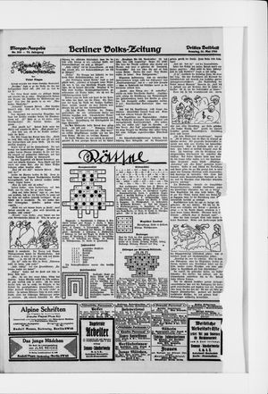 Berliner Volkszeitung vom 31.05.1925