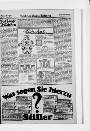Berliner Volkszeitung on Jun 14, 1925