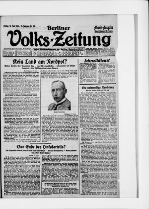 Berliner Volkszeitung vom 19.06.1925