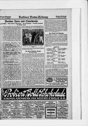 Berliner Volkszeitung vom 21.06.1925