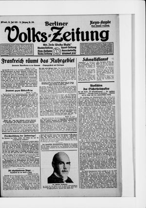 Berliner Volkszeitung vom 24.06.1925