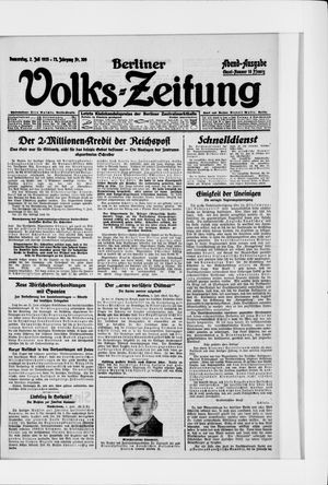 Berliner Volkszeitung vom 02.07.1925