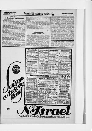 Berliner Volkszeitung vom 05.07.1925