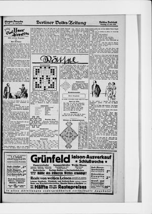 Berliner Volkszeitung vom 12.07.1925