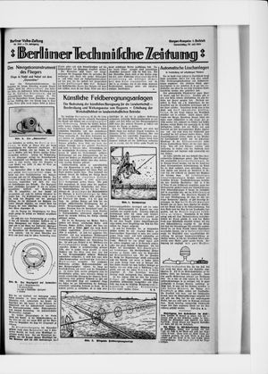 Berliner Volkszeitung vom 23.07.1925