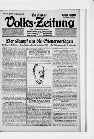 Berliner Volkszeitung vom 28.07.1925