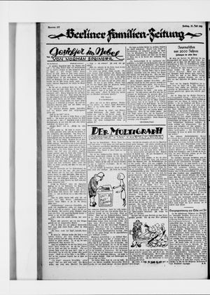 Berliner Volkszeitung vom 31.07.1925