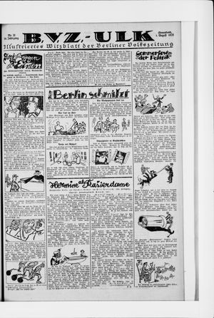 Berliner Volkszeitung vom 01.08.1925