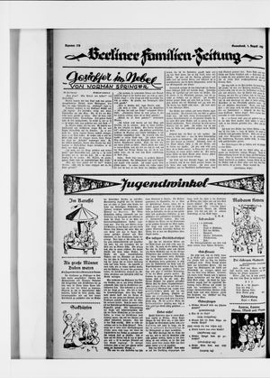 Berliner Volkszeitung vom 01.08.1925
