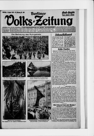 Berliner Volkszeitung vom 04.08.1925