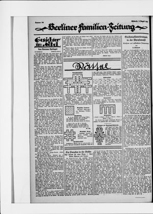 Berliner Volkszeitung vom 05.08.1925