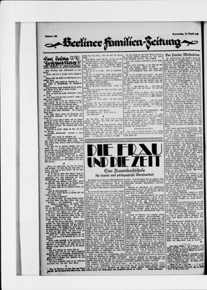 Berliner Volkszeitung vom 13.08.1925