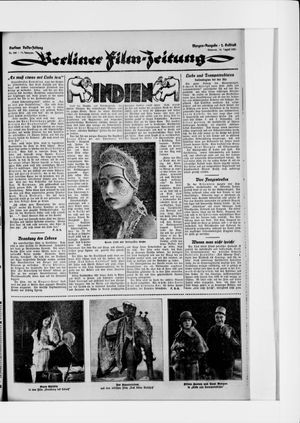 Berliner Volkszeitung on Aug 19, 1925