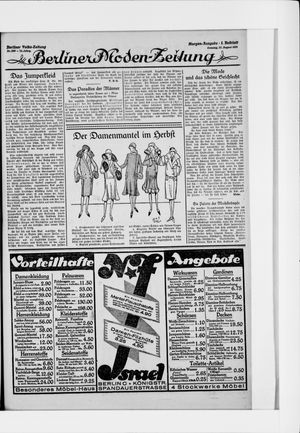 Berliner Volkszeitung vom 23.08.1925