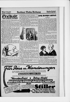 Berliner Volkszeitung on Aug 23, 1925