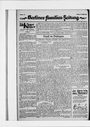 Berliner Volkszeitung vom 24.08.1925