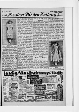 Berliner Volkszeitung vom 30.08.1925