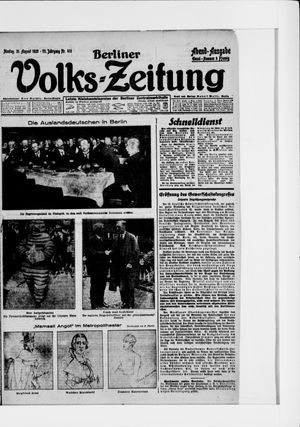 Berliner Volkszeitung vom 31.08.1925