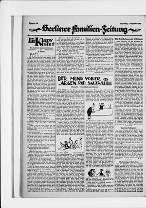 Berliner Volkszeitung vom 03.09.1925